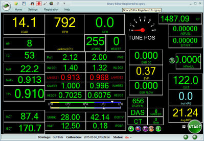 A screenshot of my dashboard in BE.